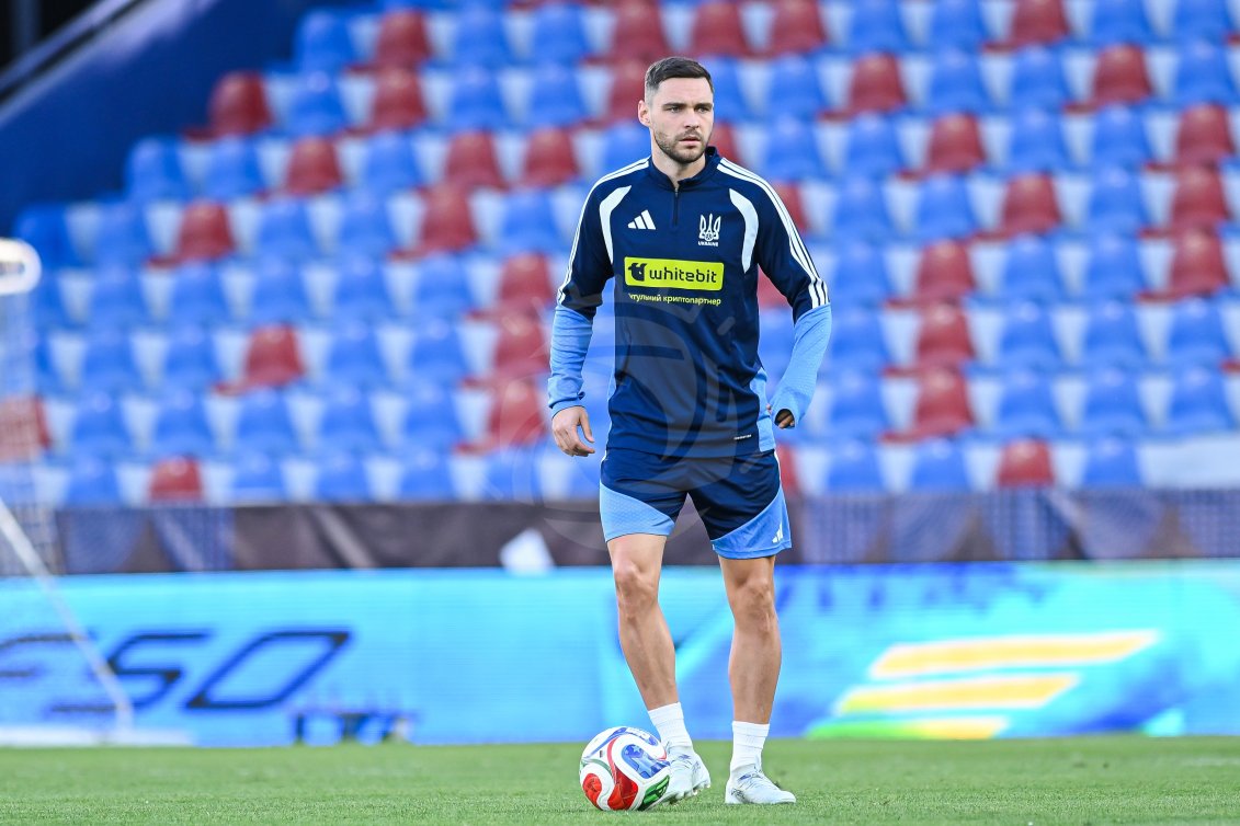 Piłka Nożna: Trening reprezentacji Ukrainy. - Agencja Fotograficzna